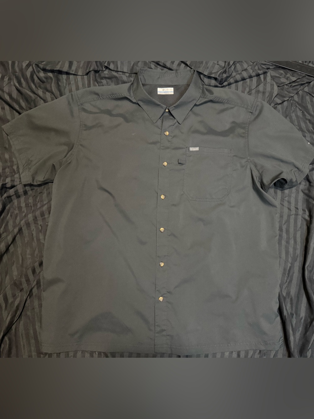 Columbia PFG Fishing Shirt Men’s XL Black